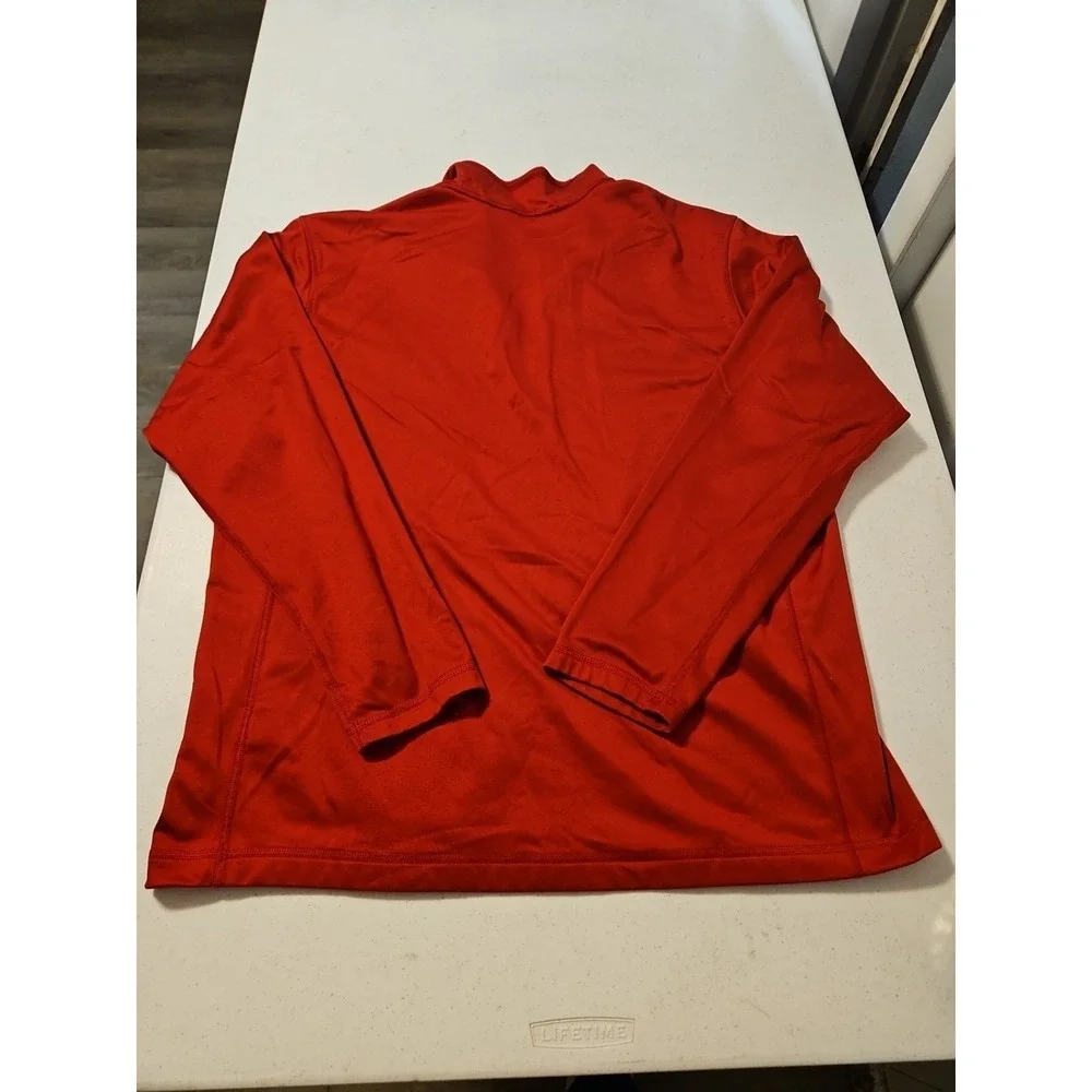 The North Face Sweater Mens XLarge 1/4 Zip Fleece Long Sleeve 100%poly (A1026)‎